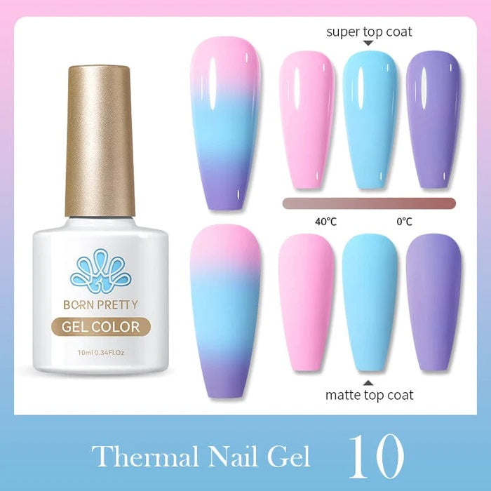 Born Pretty - Gellak set - Thermo - 6 Stuks