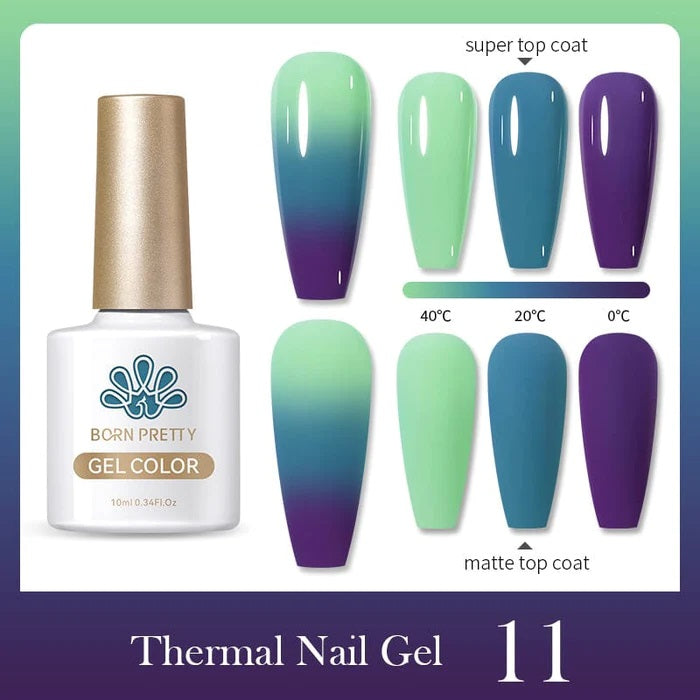 Born Pretty - Gellak set - Thermo - 6 Stuks