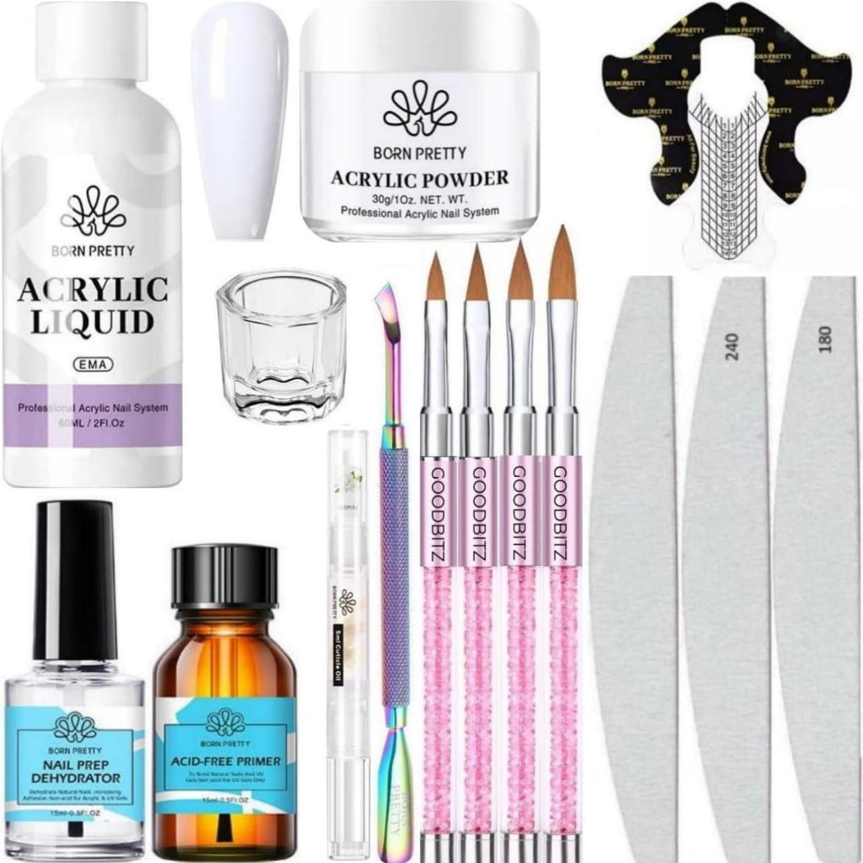 Born Pretty - Acrylic powder set