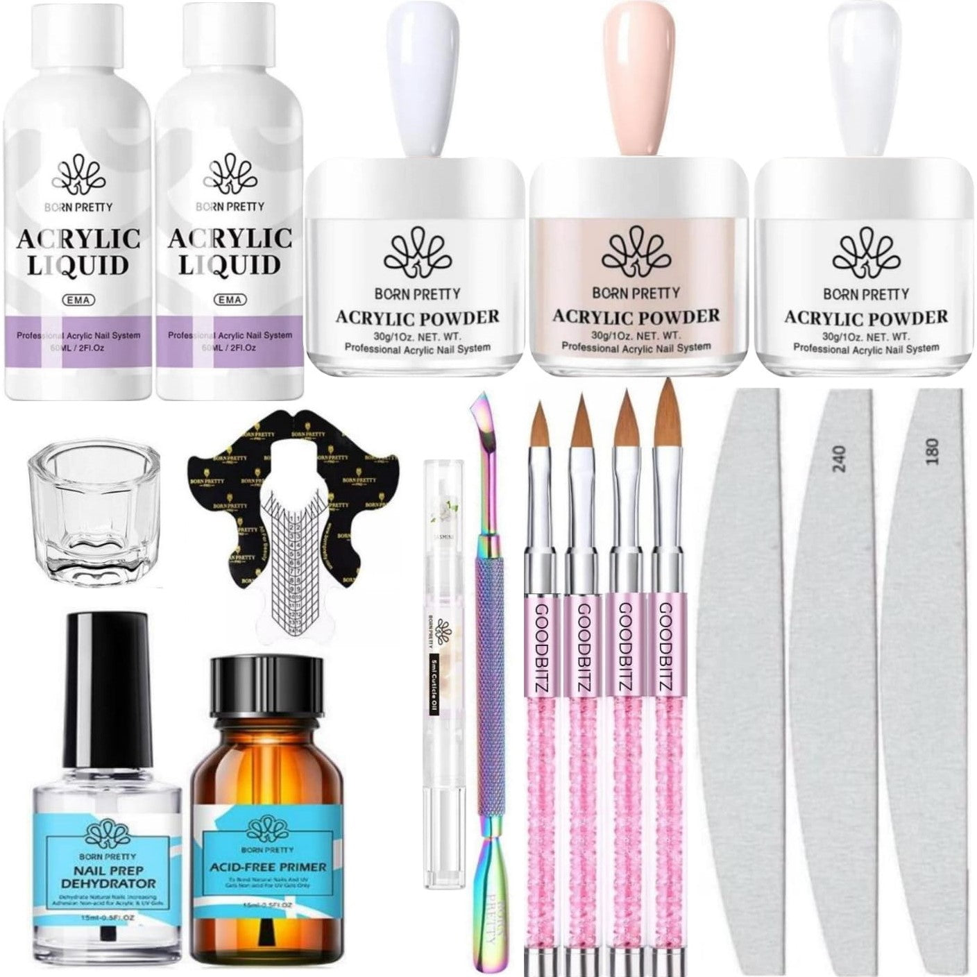 Born Pretty - Acrylic powder set