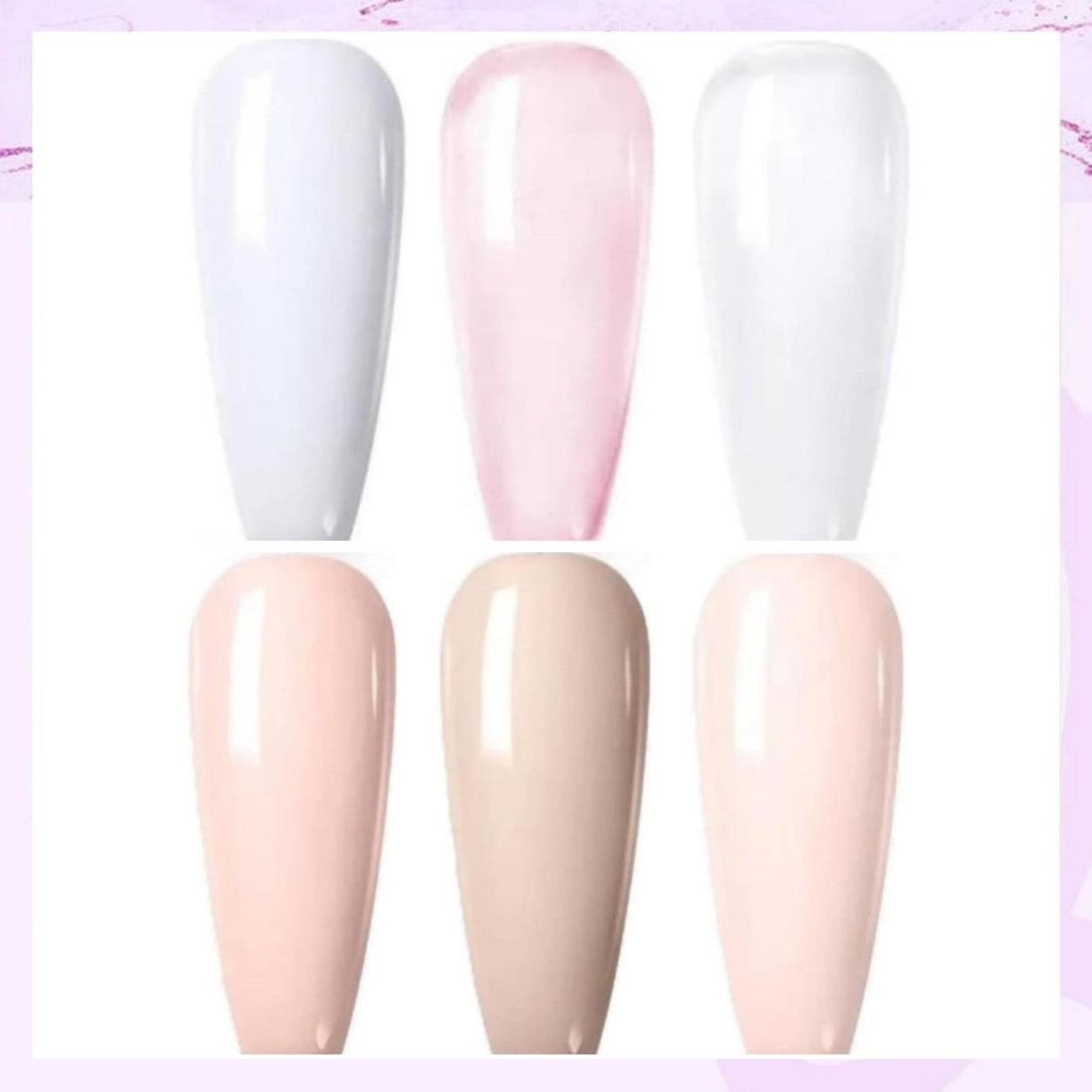 Born Pretty - Acrylpoeder - 6 stuks