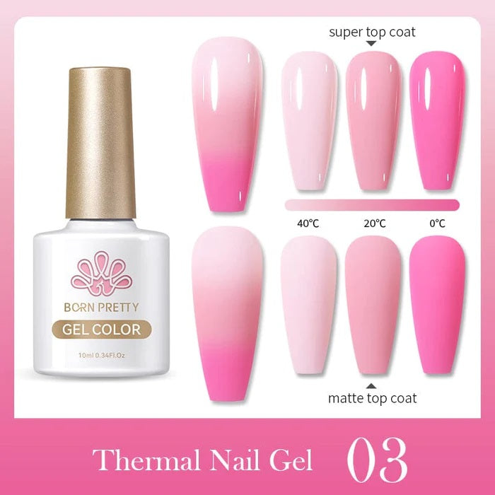 Born Pretty - Gellak set - Thermo - 6 Stuks