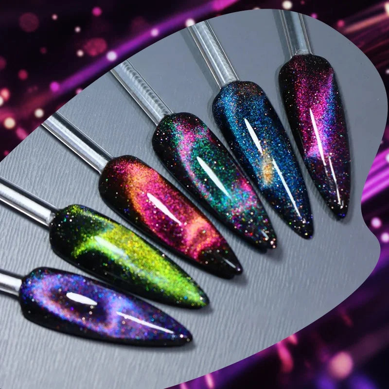 Born Pretty - Gellak set - Cat eye - 6 Stuks
