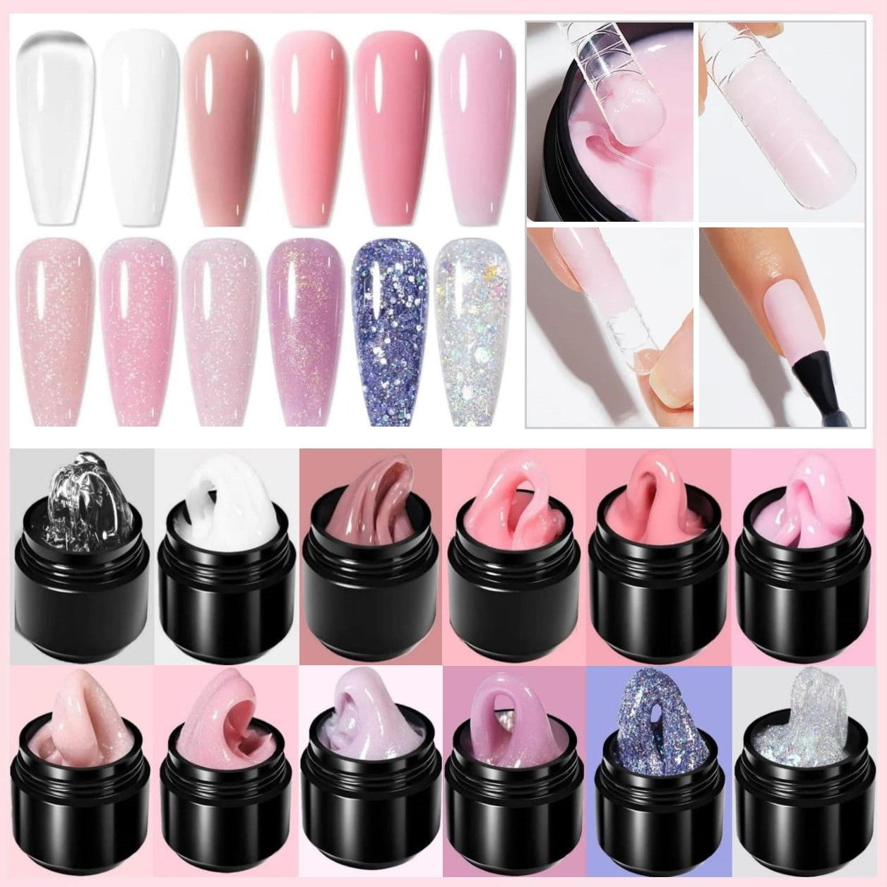Born Pretty - Polygel and acrylic set