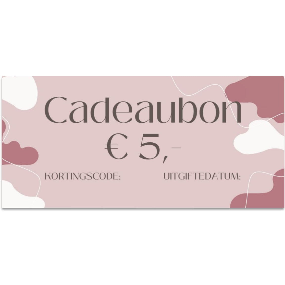 Cadeaubon € 5,-