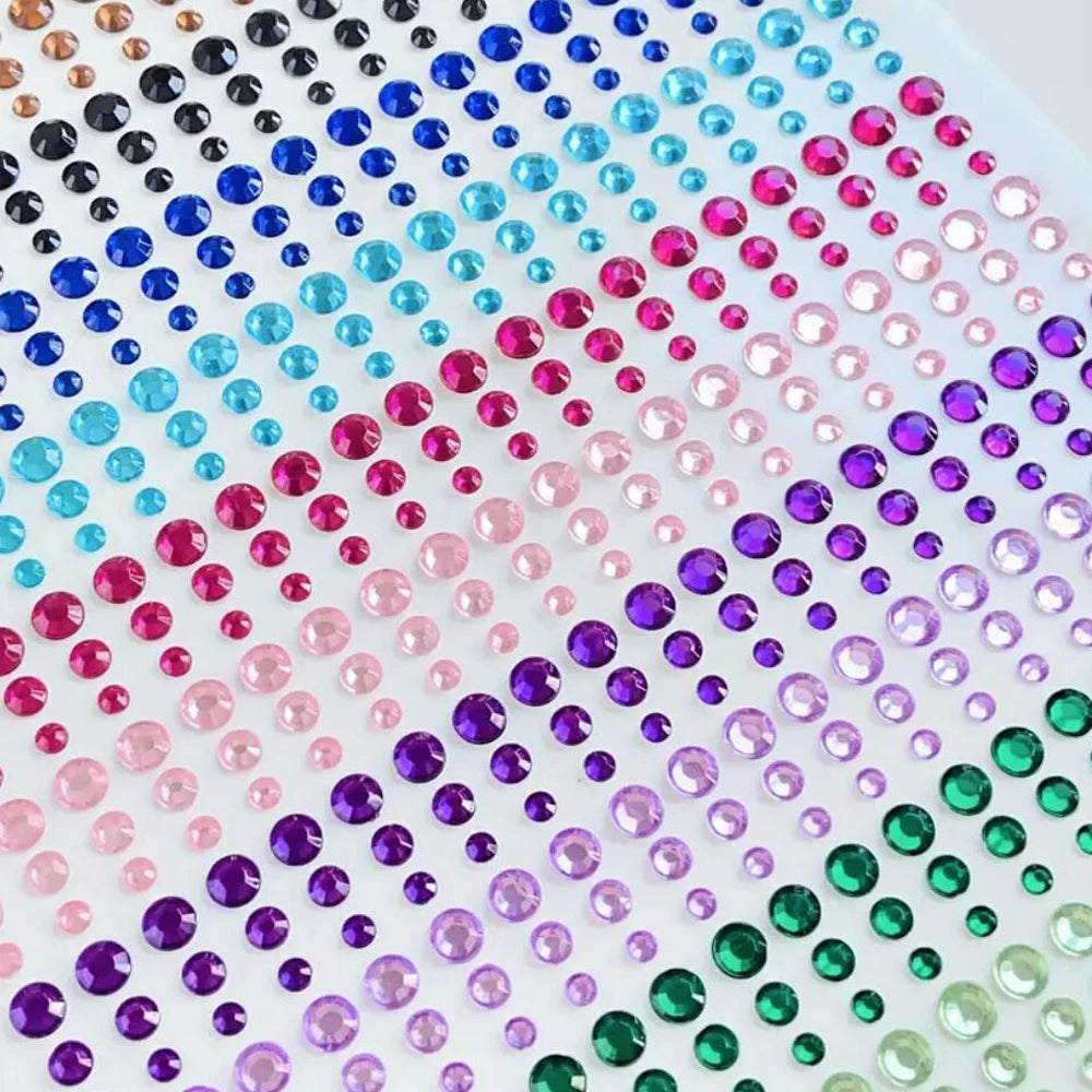 Strass - Autocollants - 3 pièces