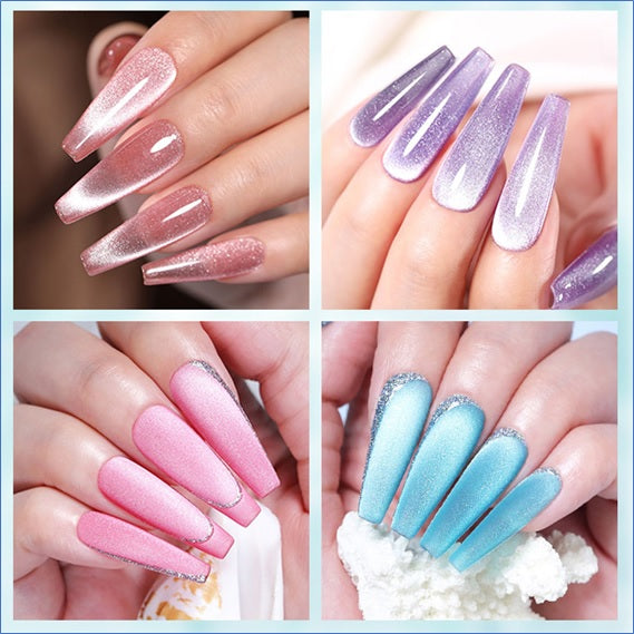 Born Pretty - Gellak set - Cat eye - 6 Stuks