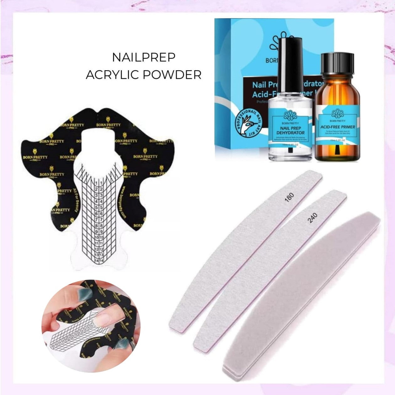 Born Pretty - Acrylic powder set