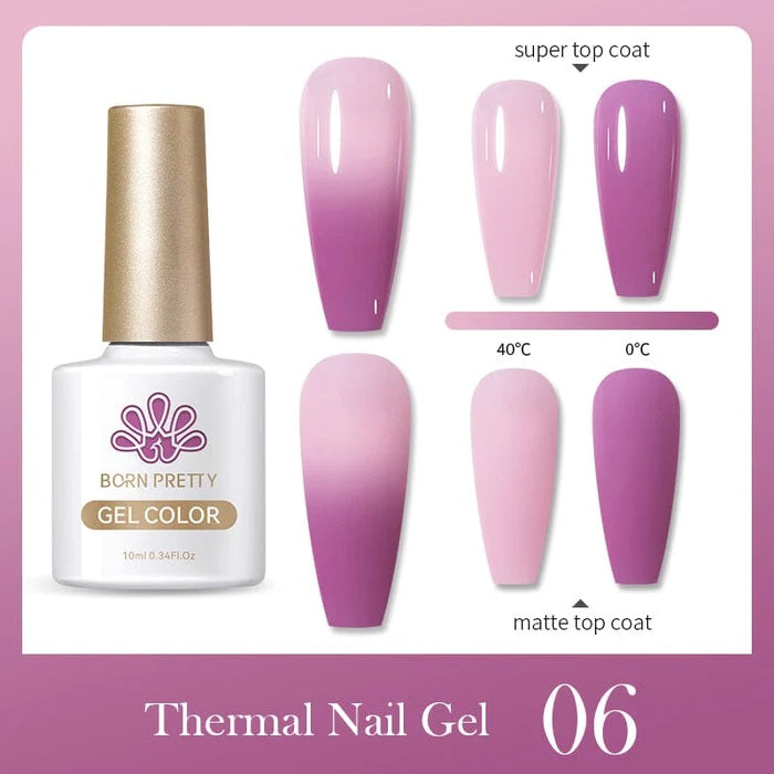 Born Pretty - Gellak set - Thermo - 6 Stuks