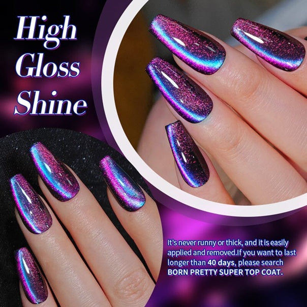 Born Pretty - Gellak set - Cat eye - 6 Stuks