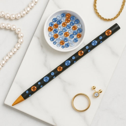 Waxpen - Rhinestone pen - 5 stuks