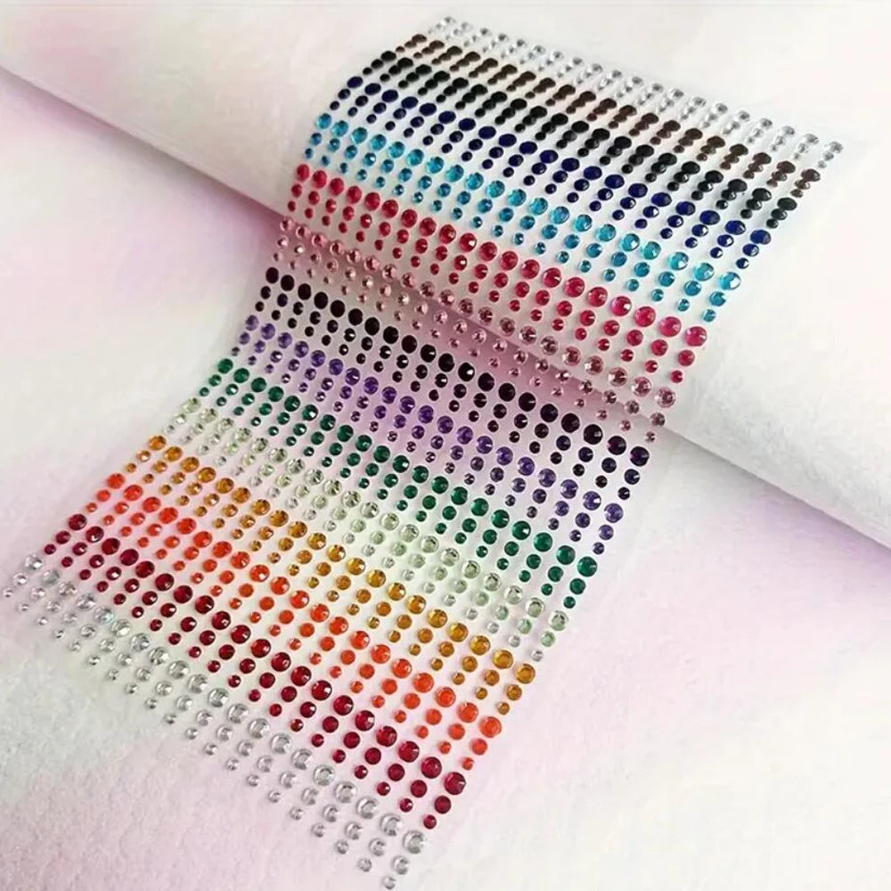 Strass - Autocollants - 3 pièces