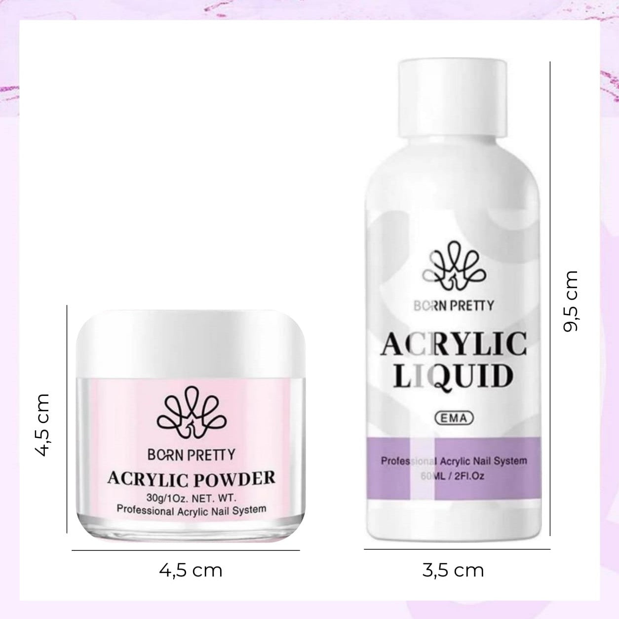 Born Pretty - Acrylic powder and liquid