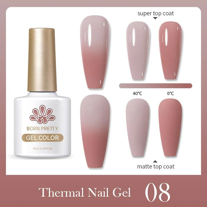 Born Pretty - Gellak set - Thermo - 6 Stuks
