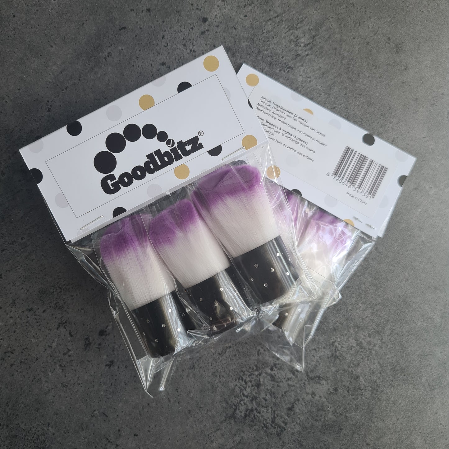 Nagelborstels - 3 stuks