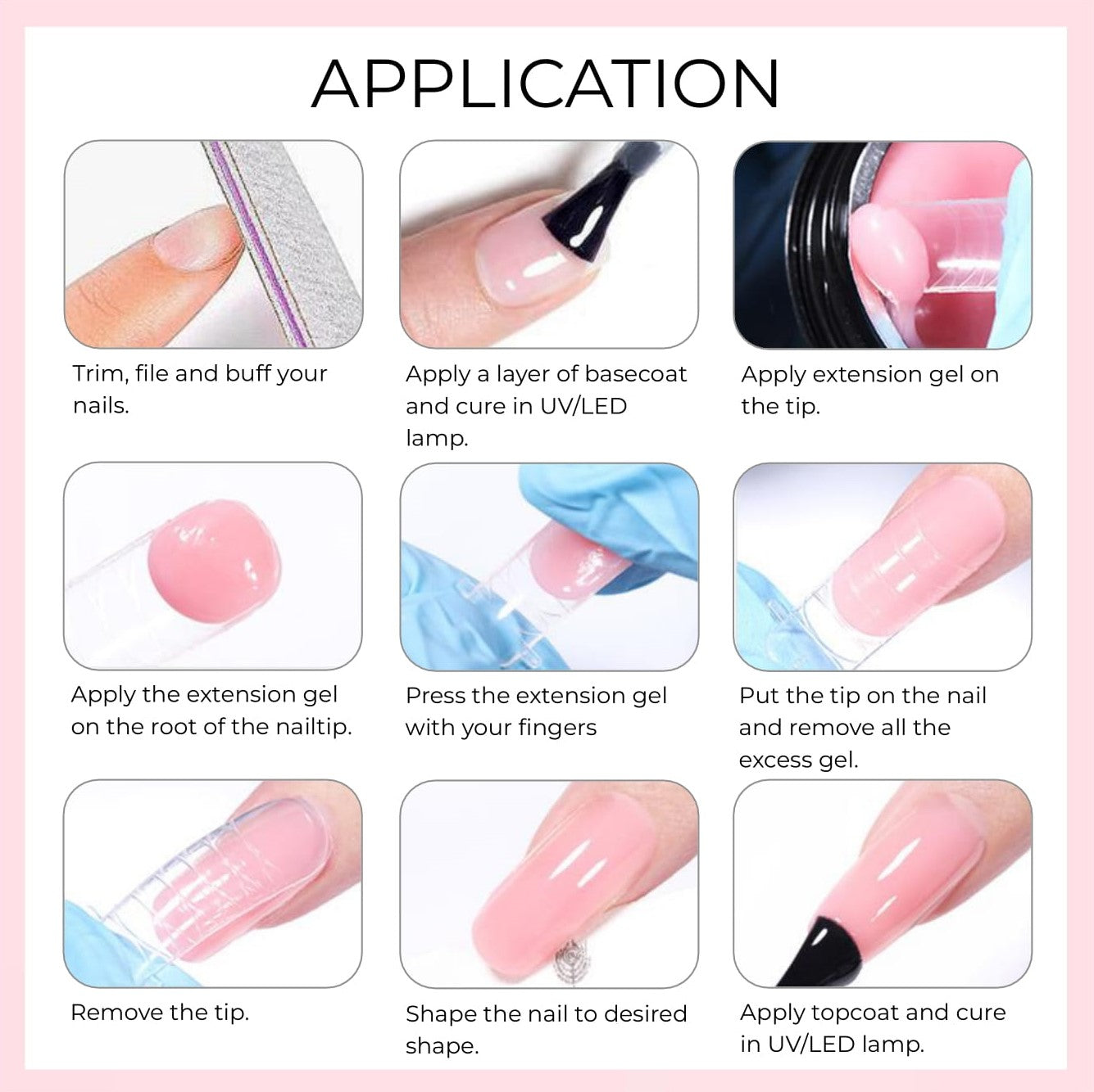 Born Pretty - Builder gel - Set