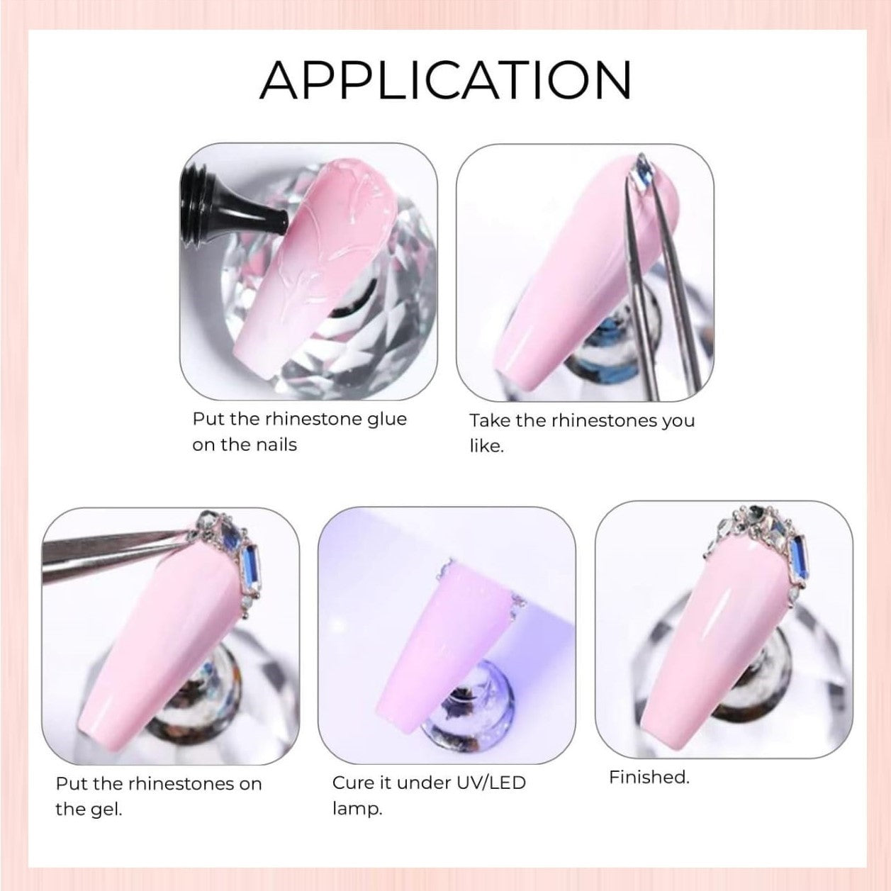 Rhinestones lijm