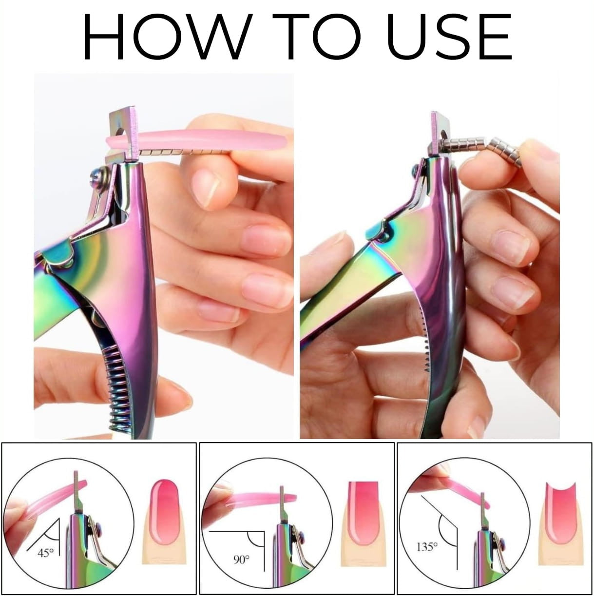 Born Pretty - Nageltipknipper met magneten
