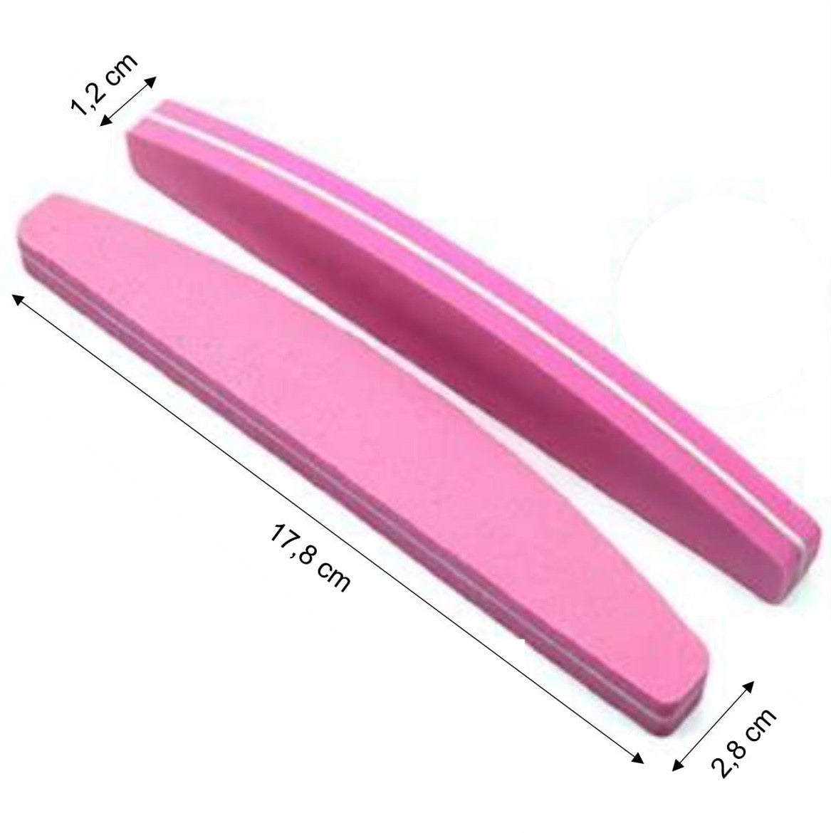 Buffers - 10 stuks - 100/180 grit - Roze - Goodbitz