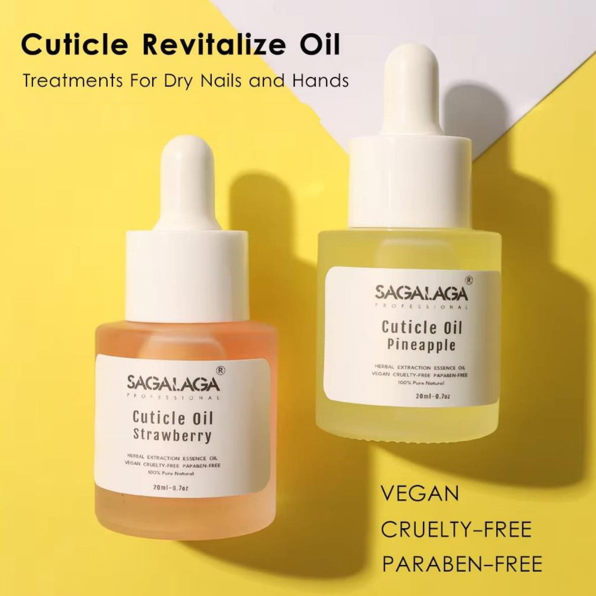 Huile pour les ongles - 6 pièces