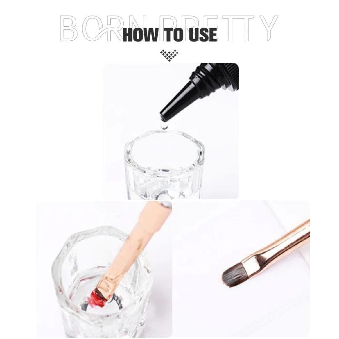 Born Pretty - Penselenreiniger - 60 ml