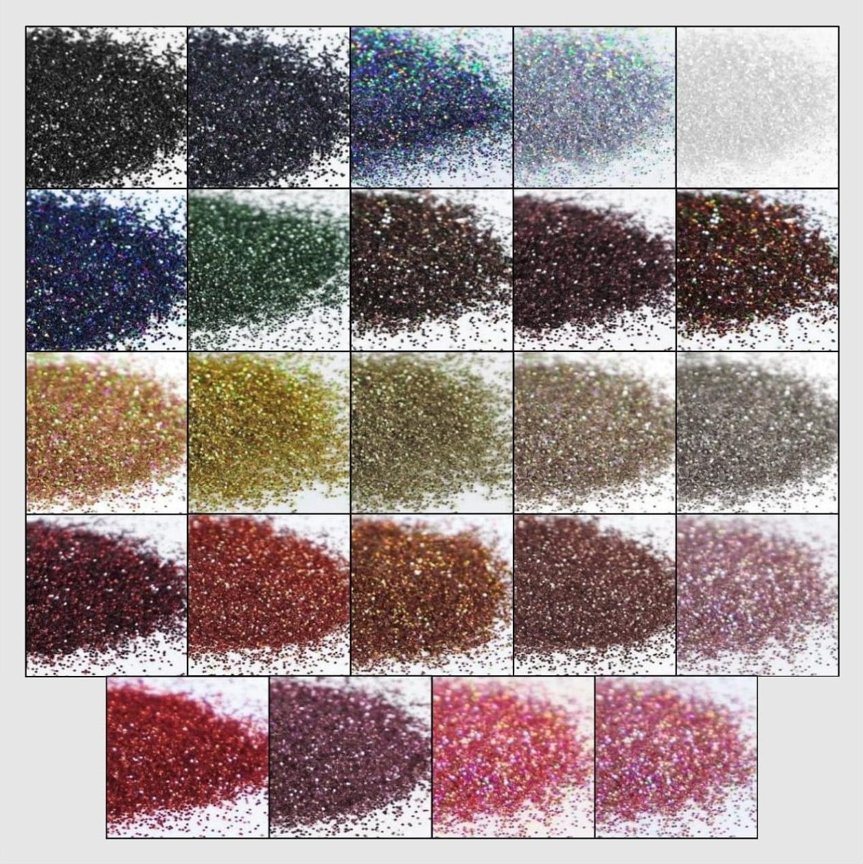 Glitters - 24 stuks