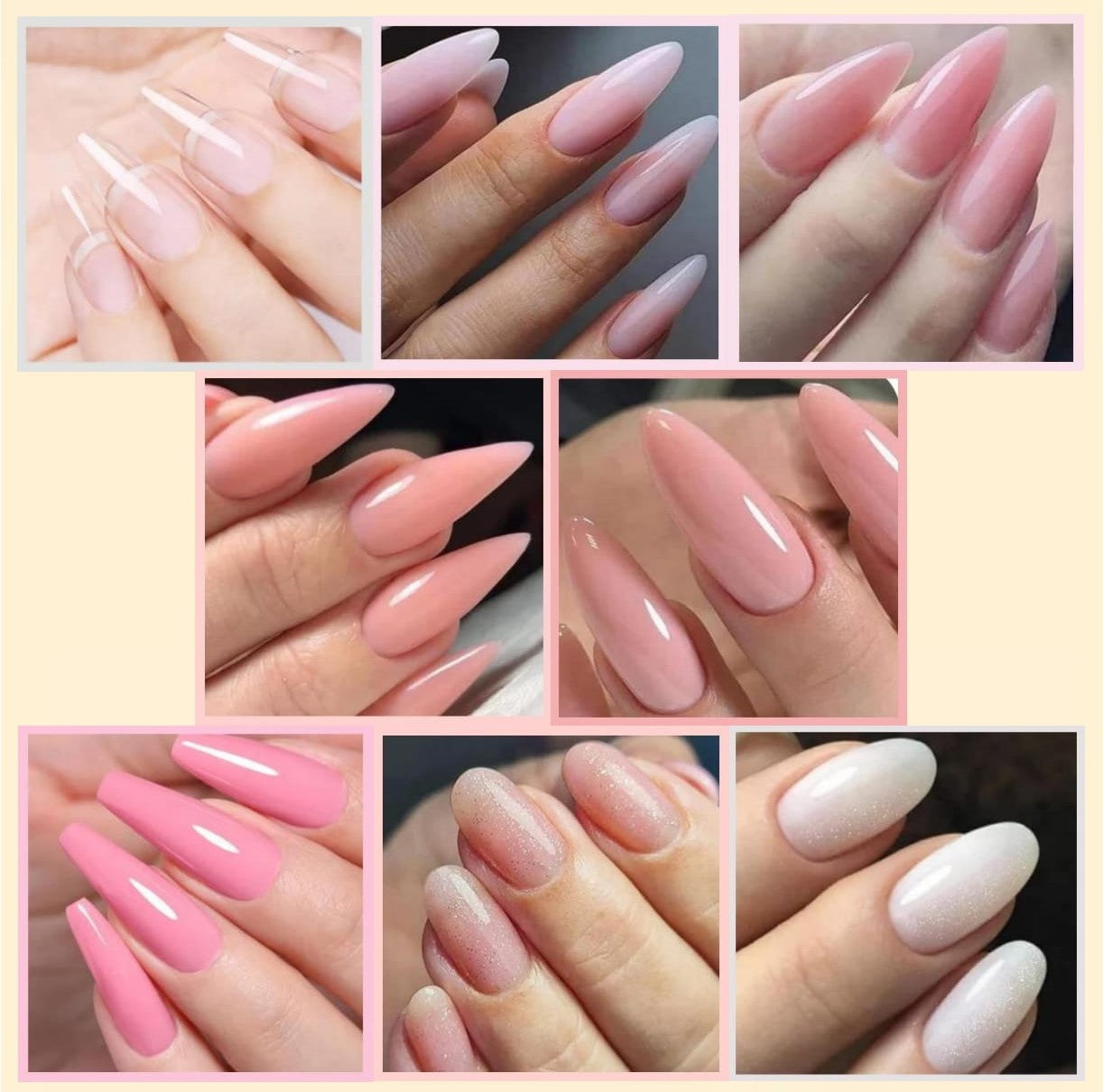 Gel d'extension - 8x30 ml