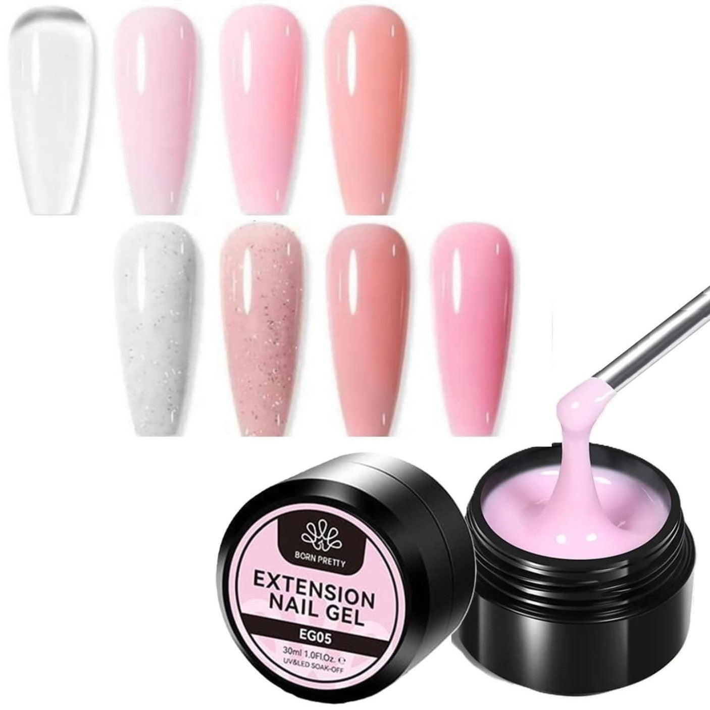 Gel d'extension - 8x30 ml
