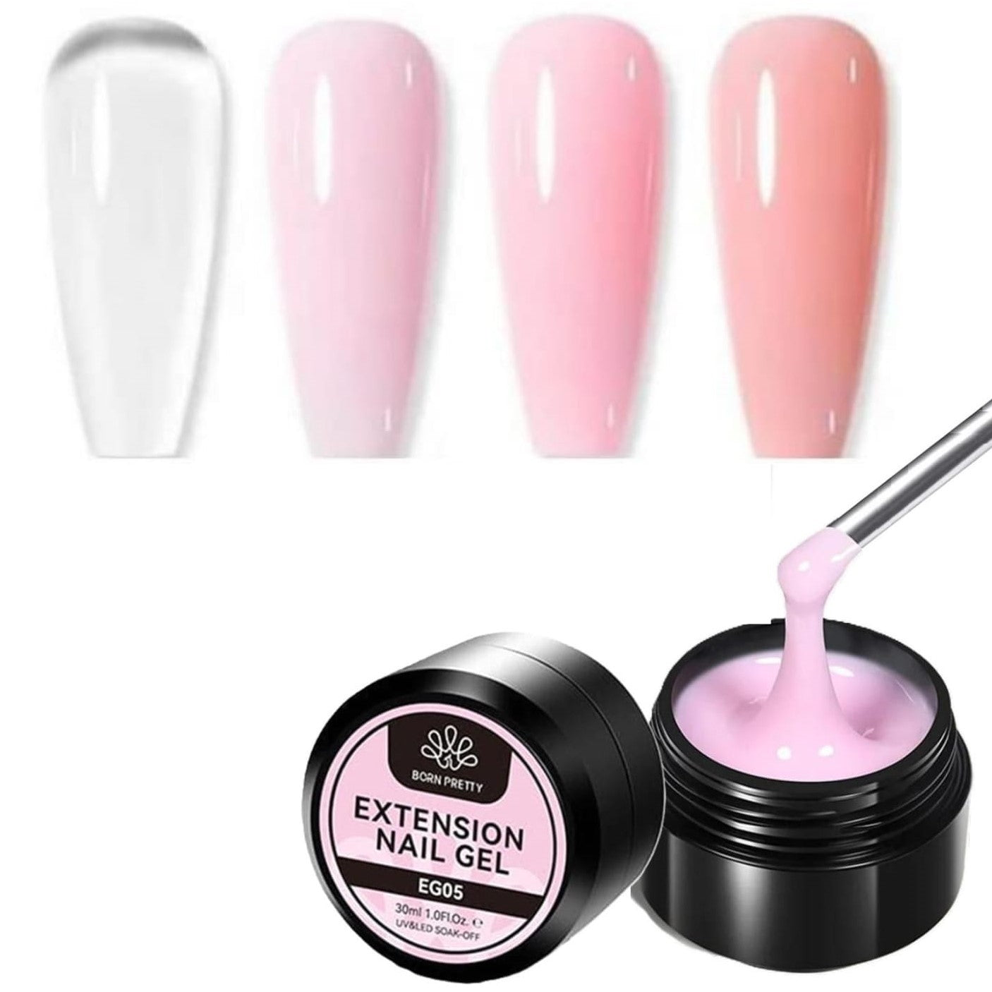 Born Pretty - Extension gel - 4x30 ml