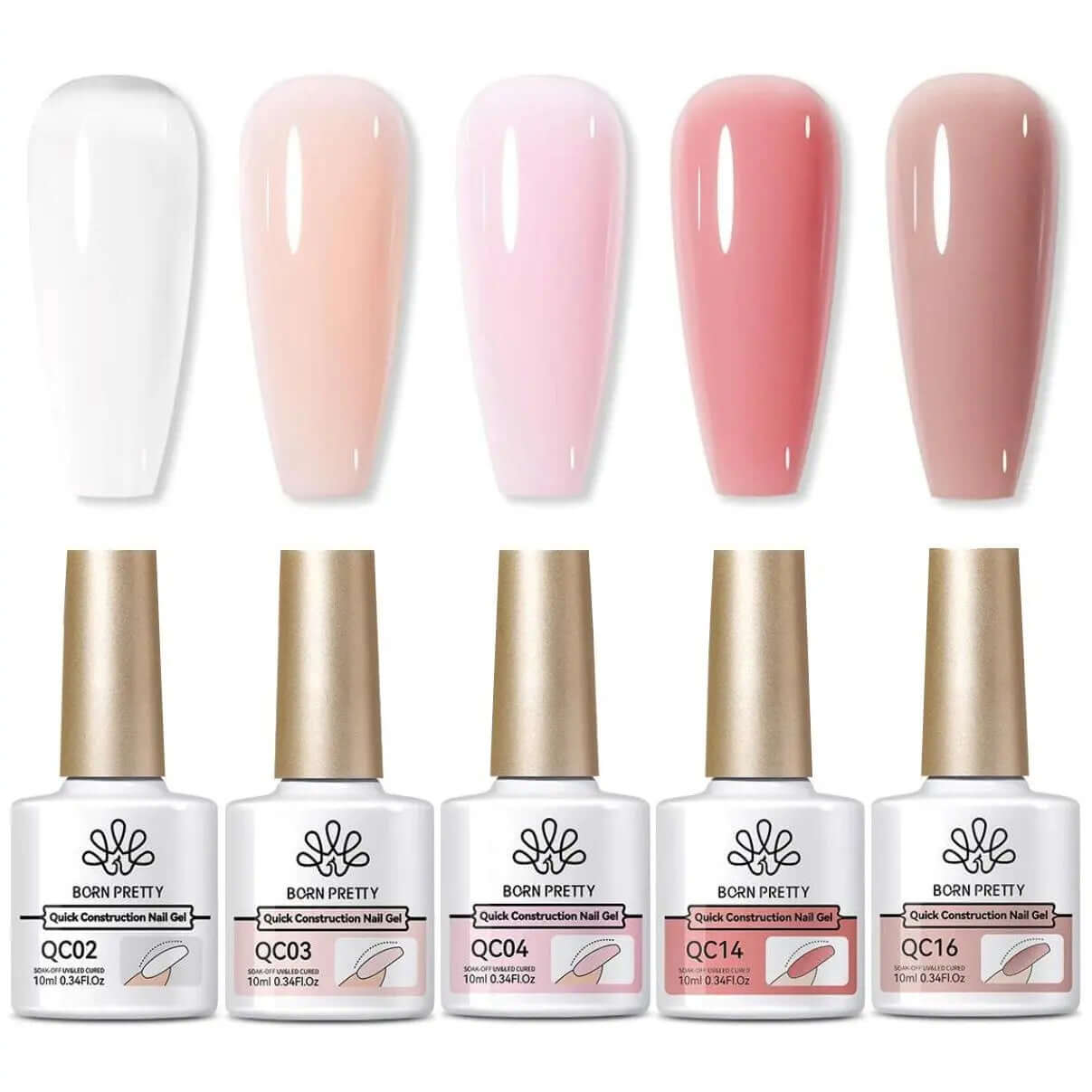 Born Pretty - Biab - 5 kleuren Goodbitz