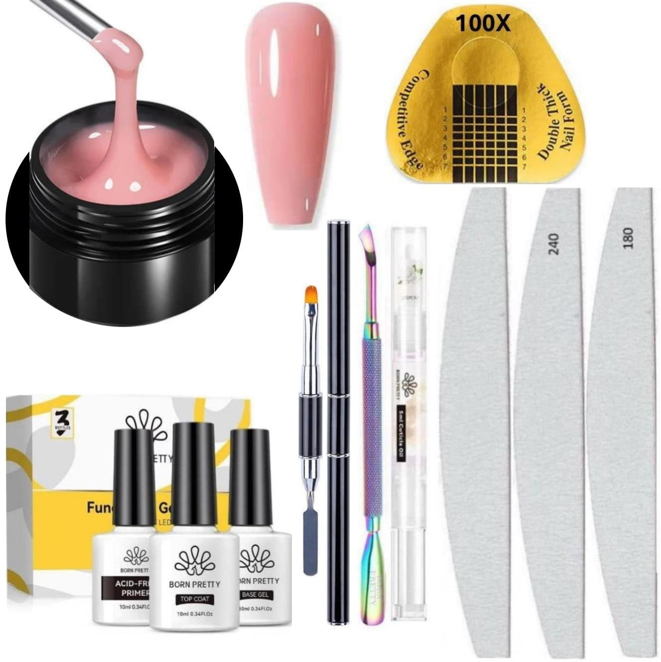 Born Pretty - Extension gel - Set