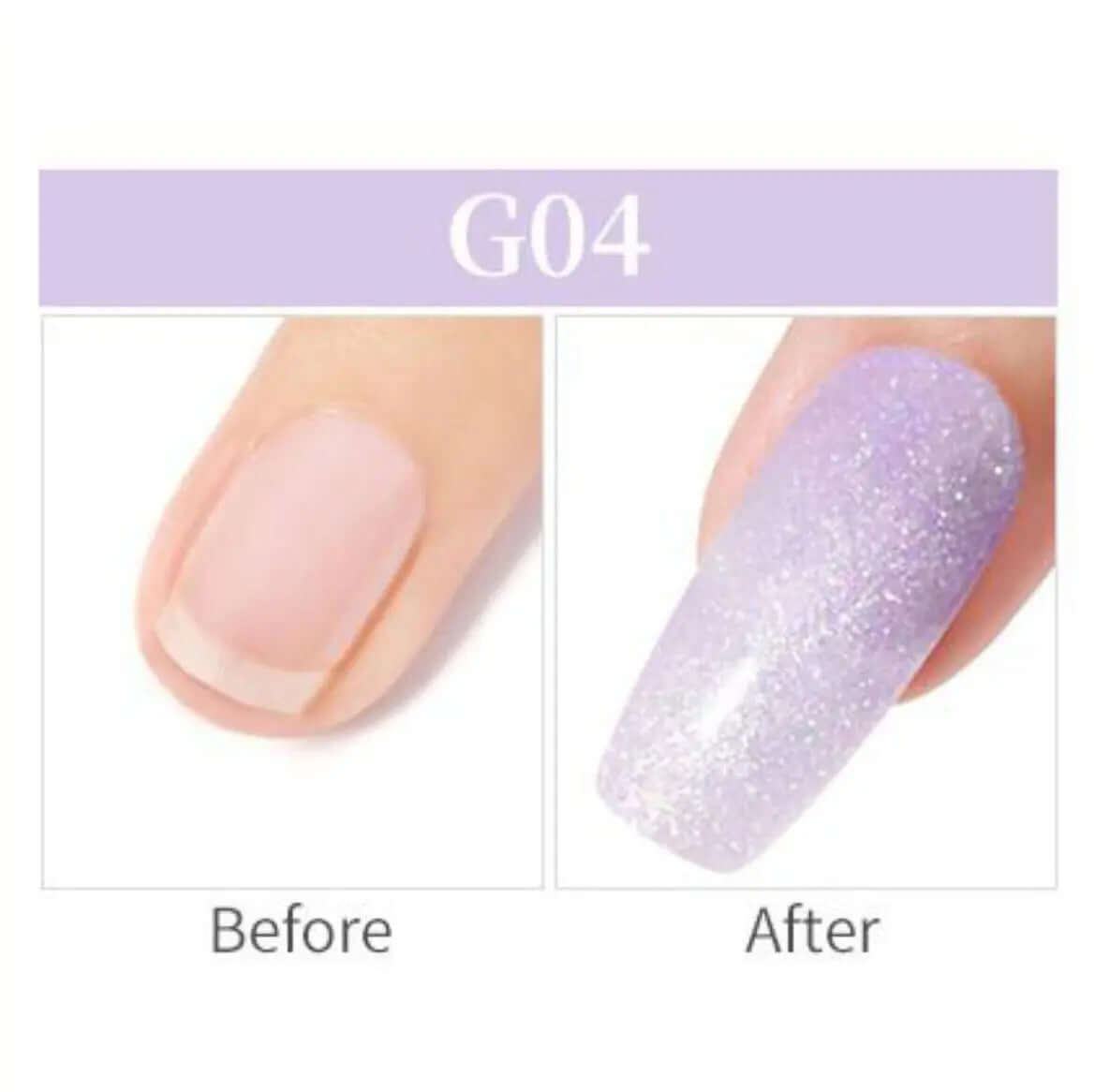 Born Pretty - Polygel - 30 ml - Glitter paars - Goodbitz