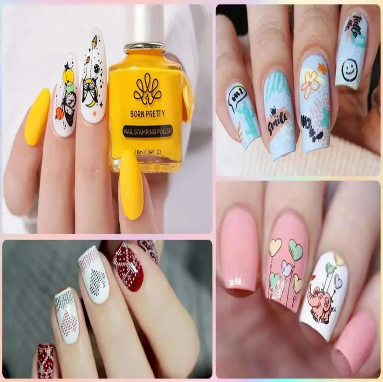 Born Pretty - Stempel nagellak - 12 x 10 ml - Goodbitz