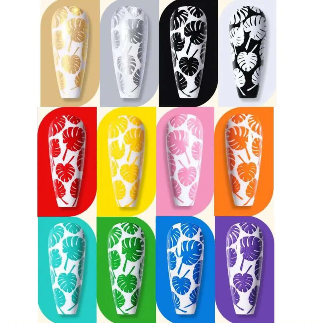 Born Pretty - Stempel nagellak - 12 x 10 ml - Goodbitz