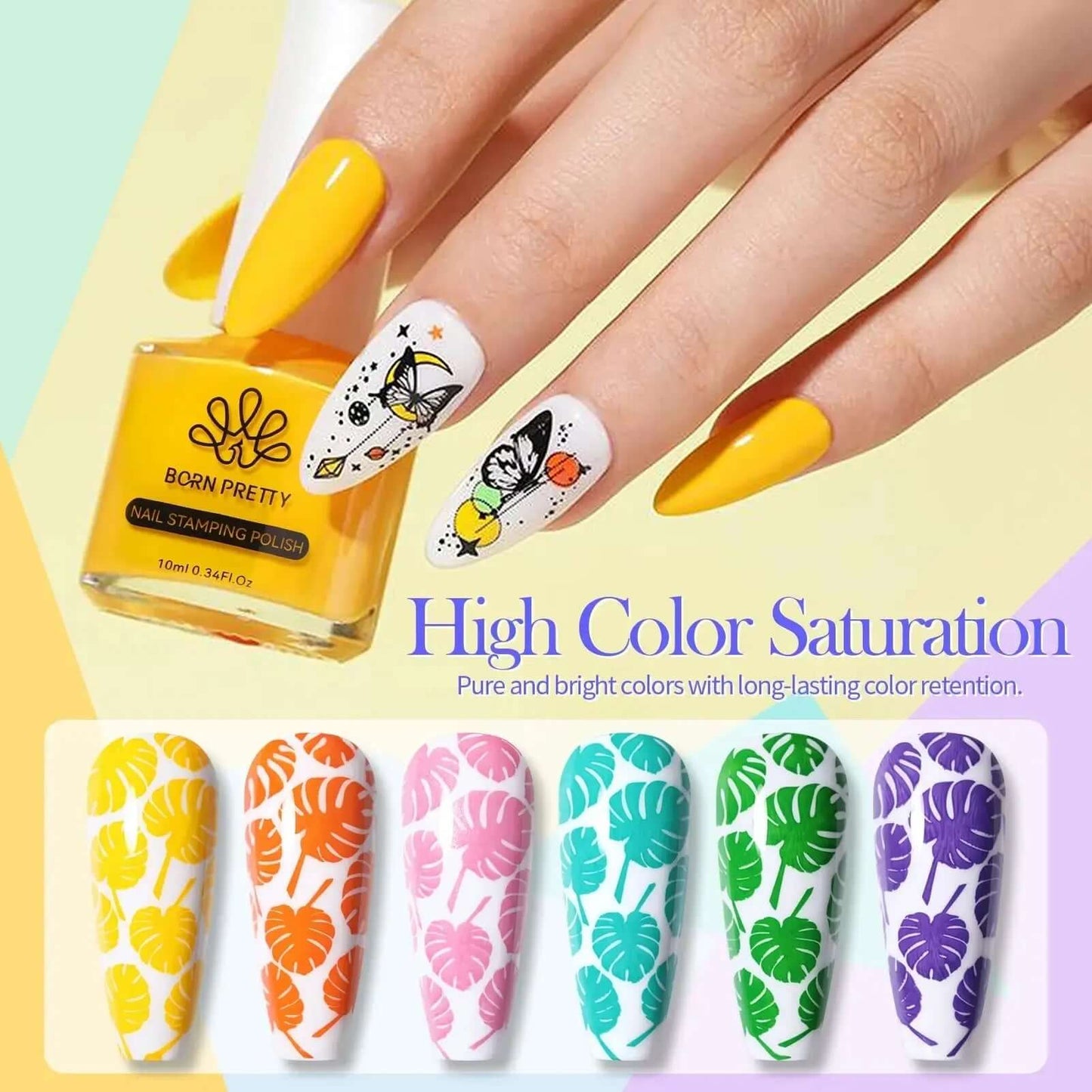 Born Pretty - Stempel nagellak - 12 x 10 ml - Goodbitz