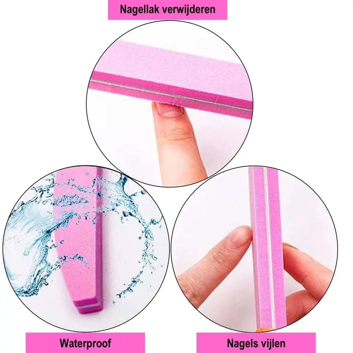 Buffers - 10 stuks - 100/180 grit - Grijs - Goodbitz