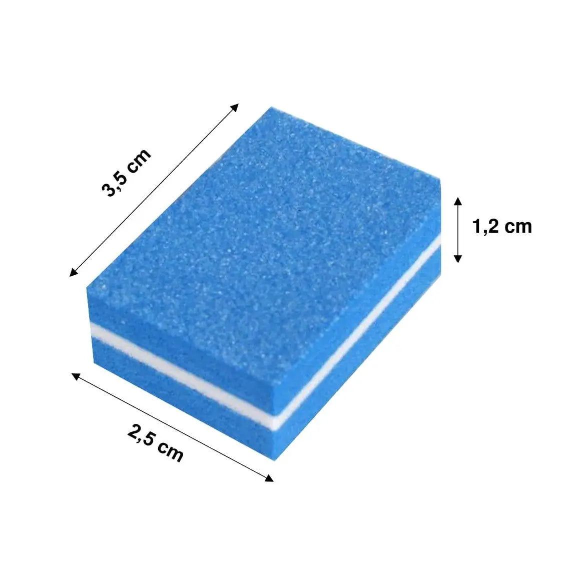 Buffers mini - 25 stuks - 100/180 grit - Blauw - Goodbitz