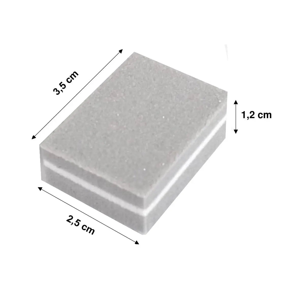 Buffers mini - 25 stuks - 100/180 grit - Grijs - Goodbitz