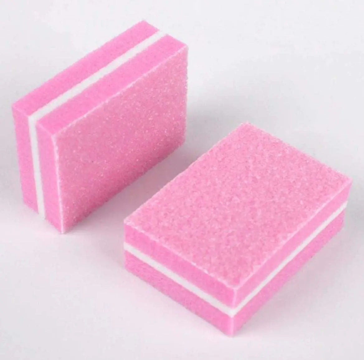 Buffers mini - 25 stuks - 100/180 grit - Roze - Goodbitz