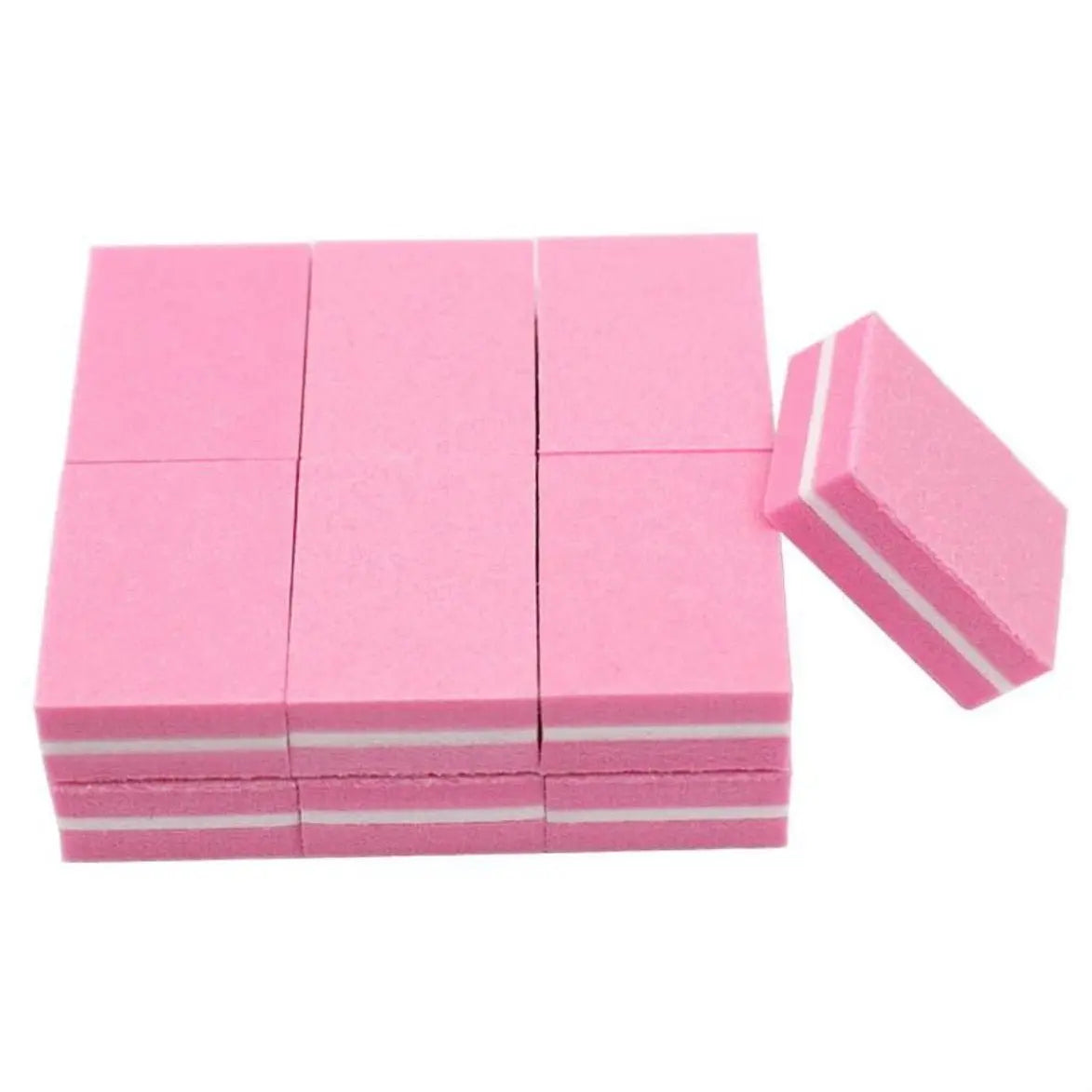 Buffers mini - 25 stuks - 100/180 grit - Roze - Goodbitz