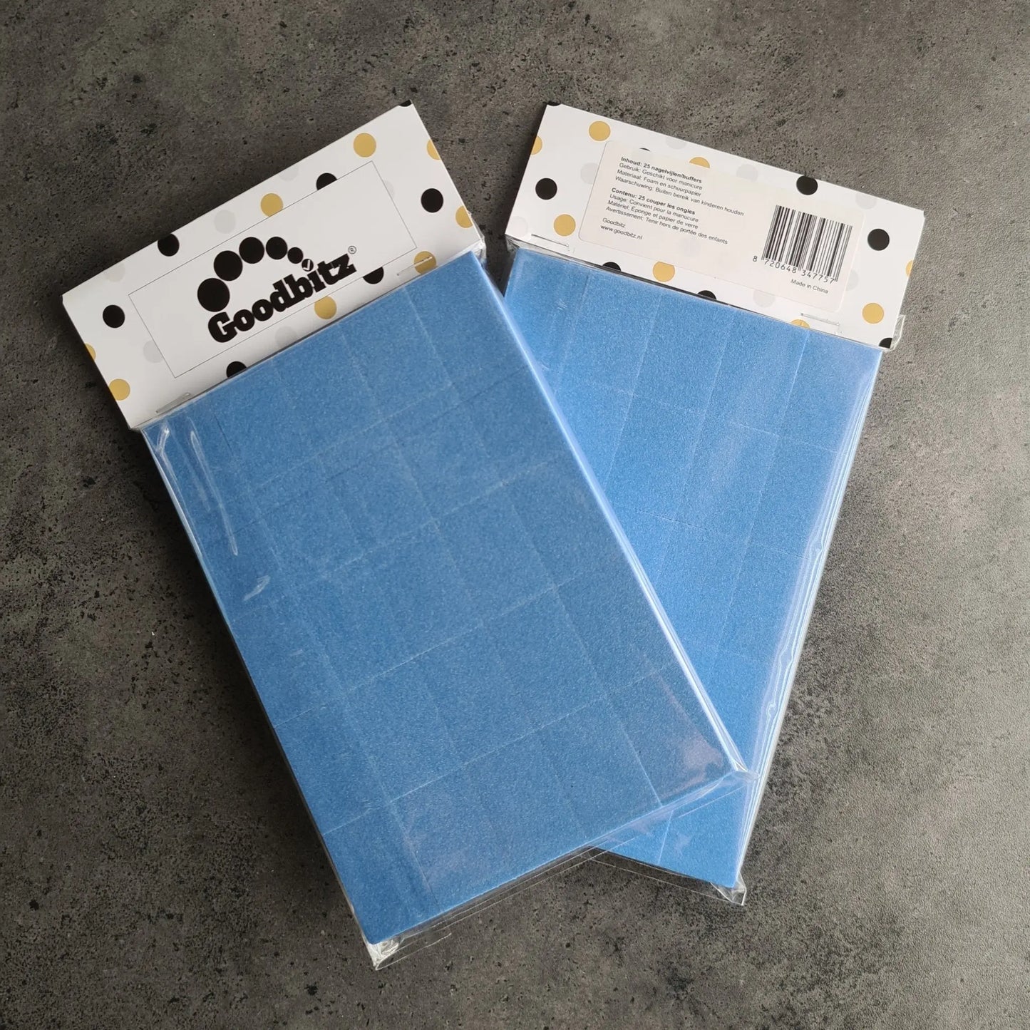 Buffers mini - Blauw - 25 stuks - Goodbitz