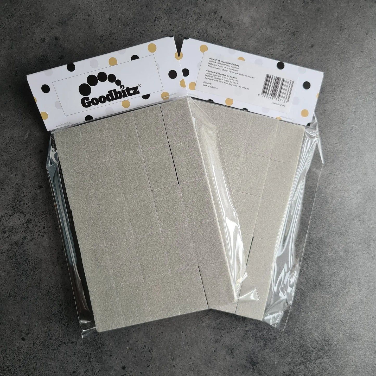 Buffers mini - Grijs - 25 stuks - Goodbitz