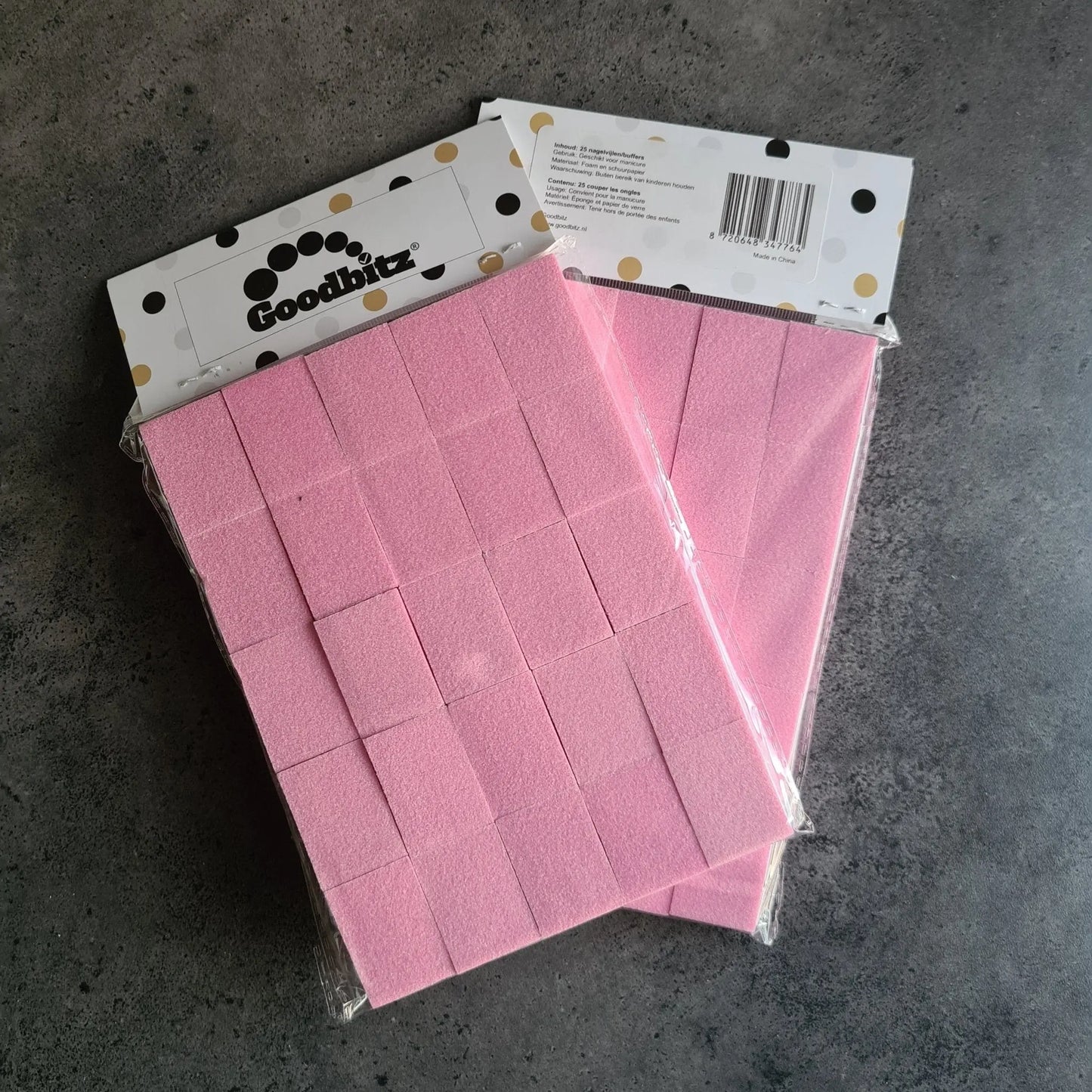 Buffers mini - Roze - 25 stuks - Goodbitz