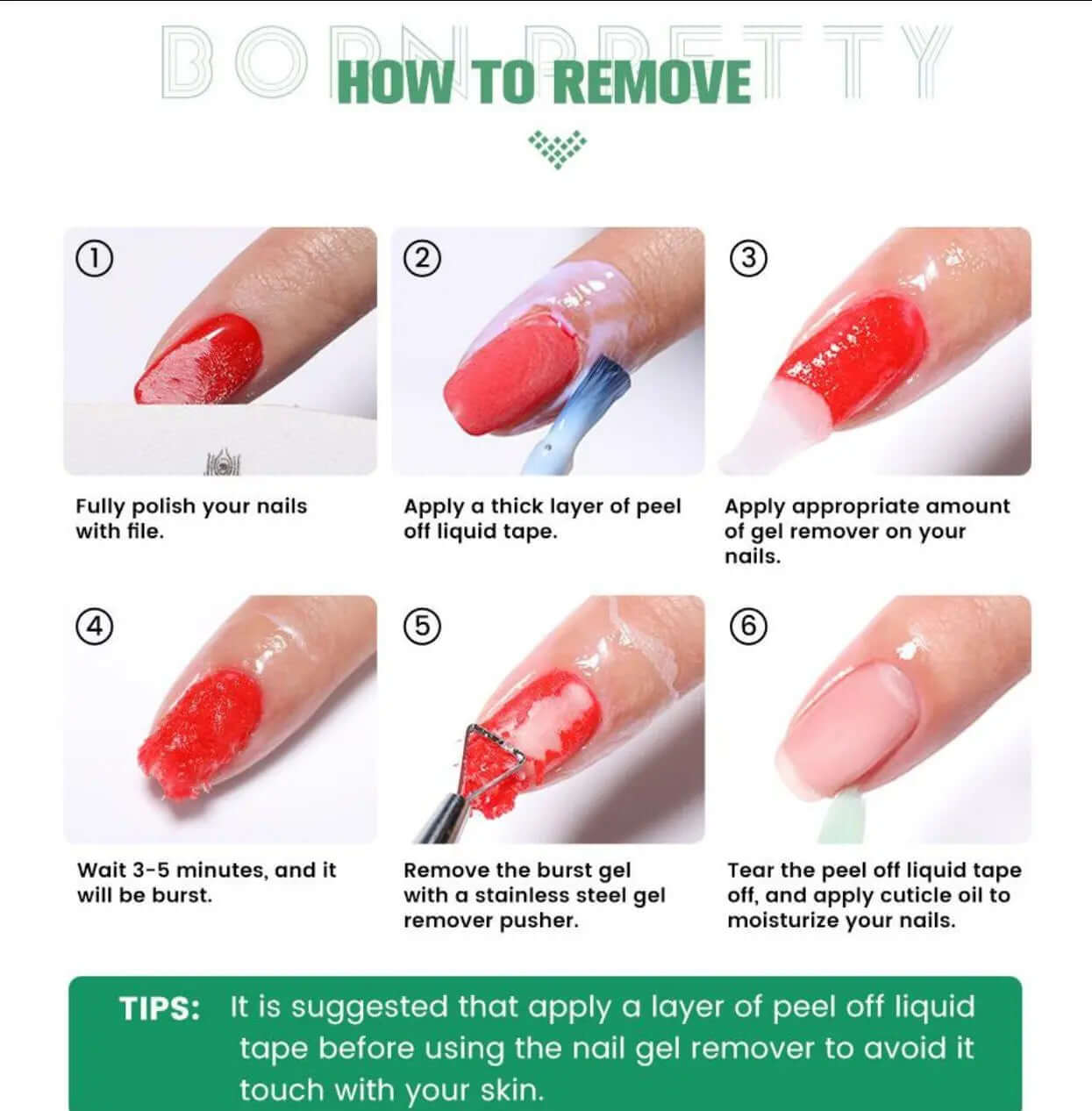 Gellak remover en nagelriembeschermer - Set - Goodbitz
