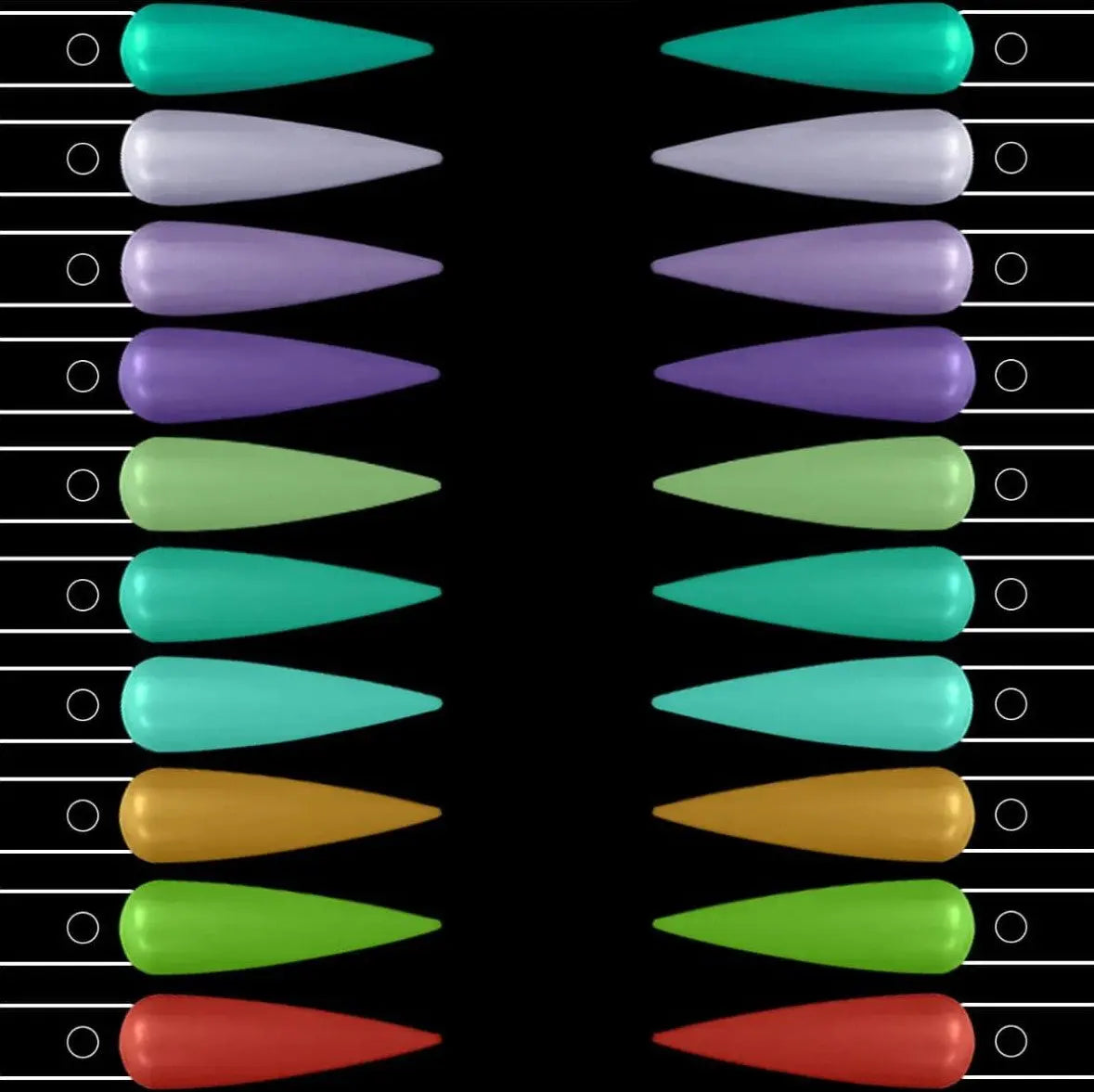 Nageldisplay - 50 stuks - Transparant - Goodbitz