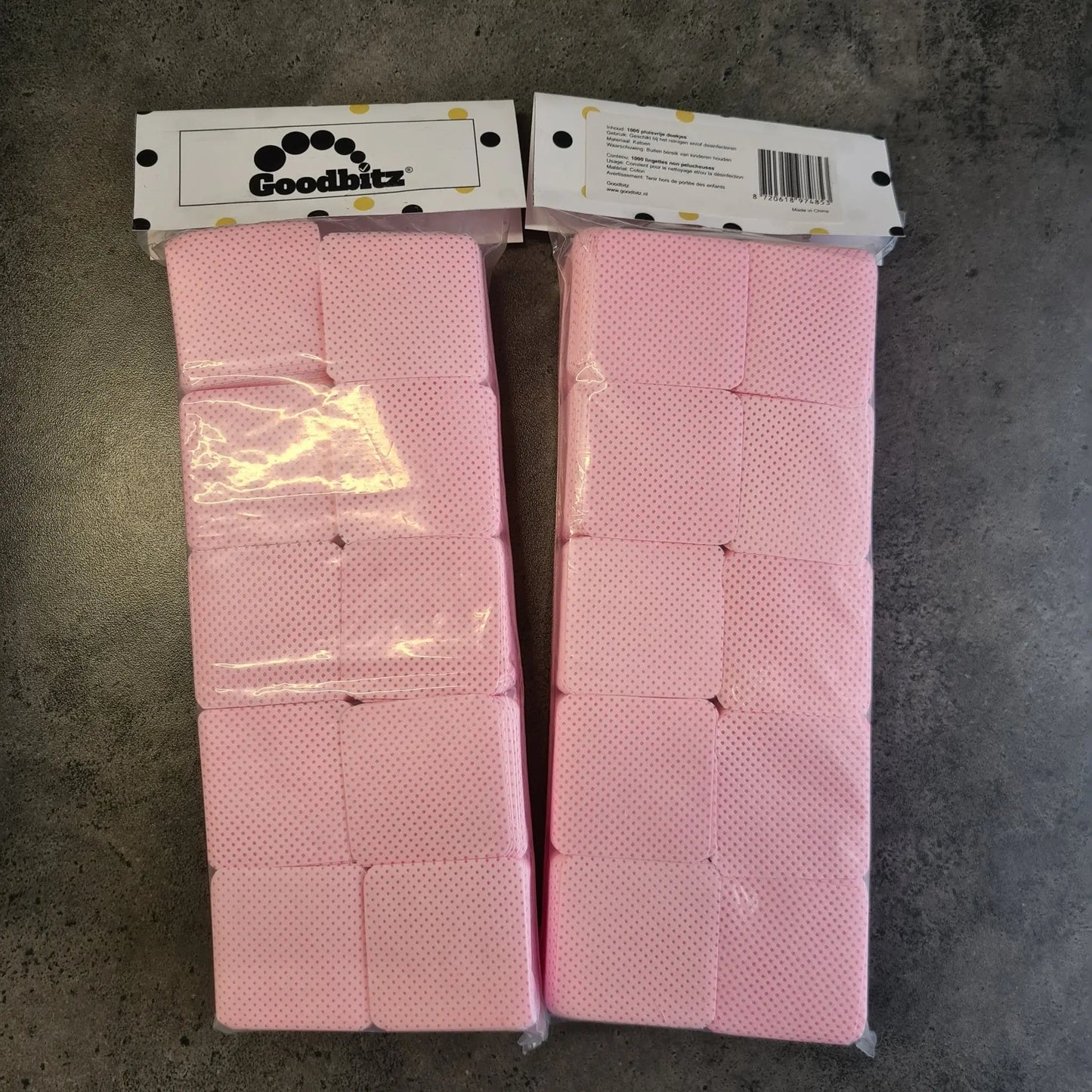 Nageldoekjes - Roze - 1000 stuks - Goodbitz