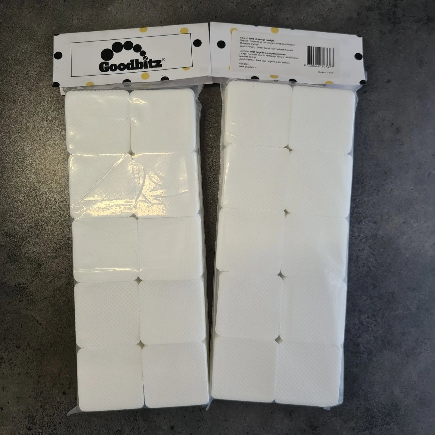 Nageldoekjes - Wit - 1000 stuks - Goodbitz