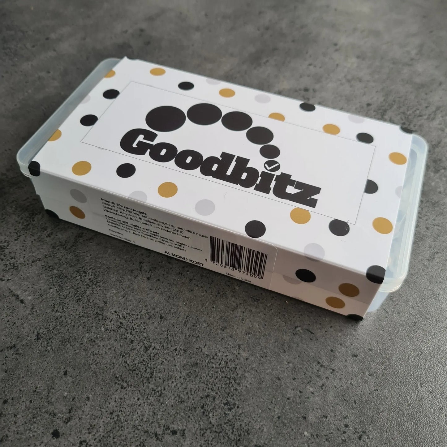 Nageltips - Almond Kort - Full cover - Goodbitz