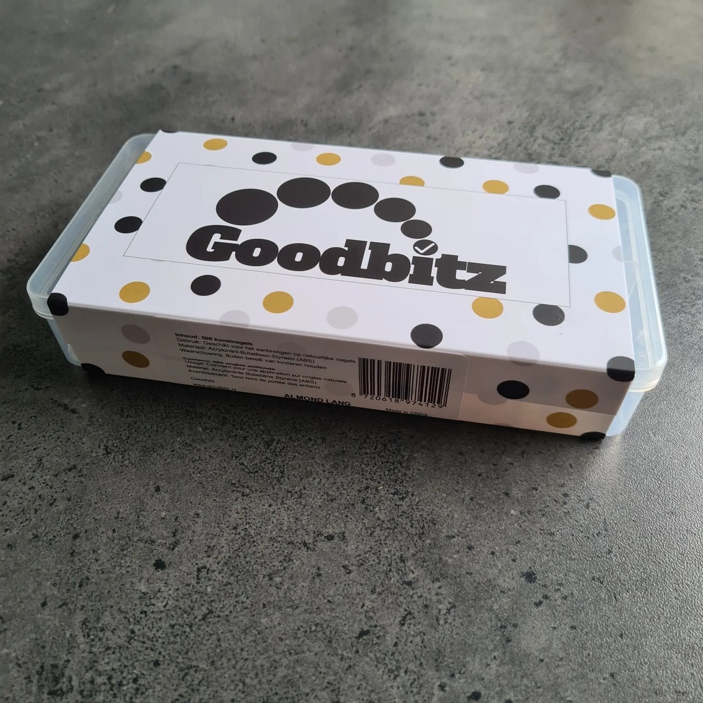 Nageltips - Almond Lang - Full cover - Goodbitz