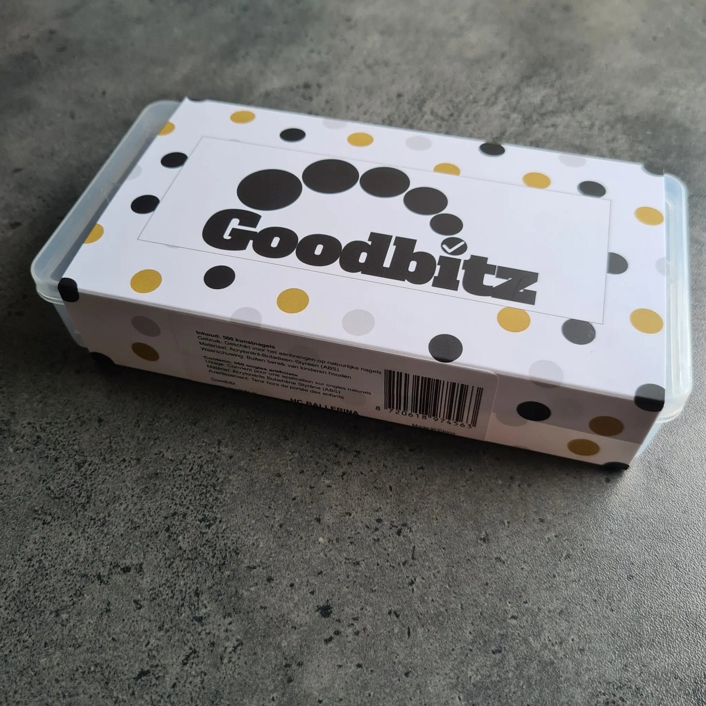 Nageltips - Ballerina - Half cover - Goodbitz